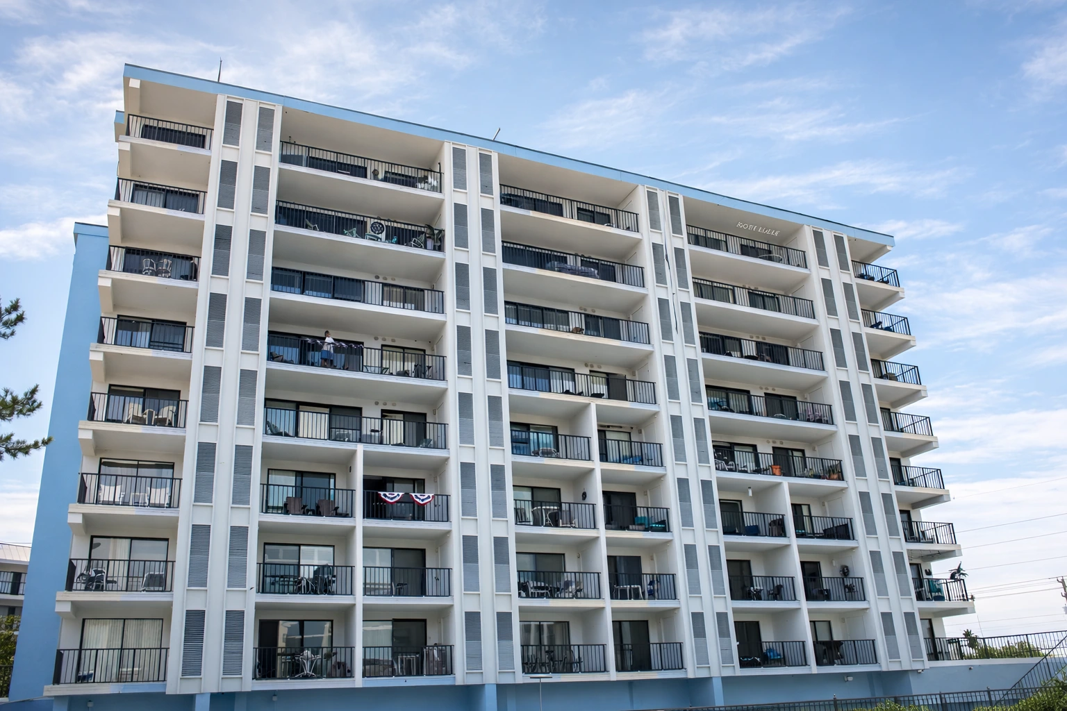 Multi-story commercial exterior restoration project