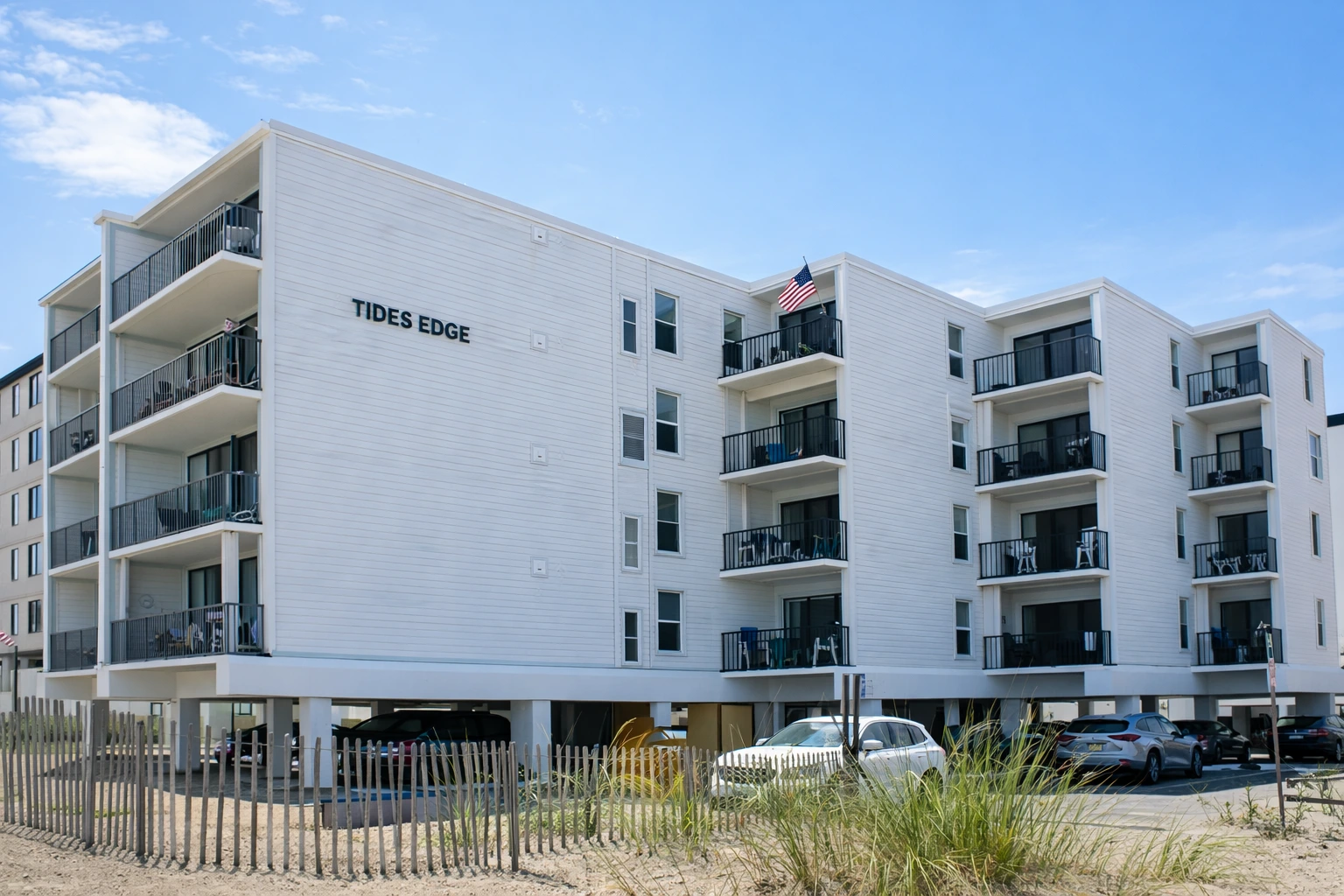 South Florida condominium exterior restoration project with exposed building surfaces
