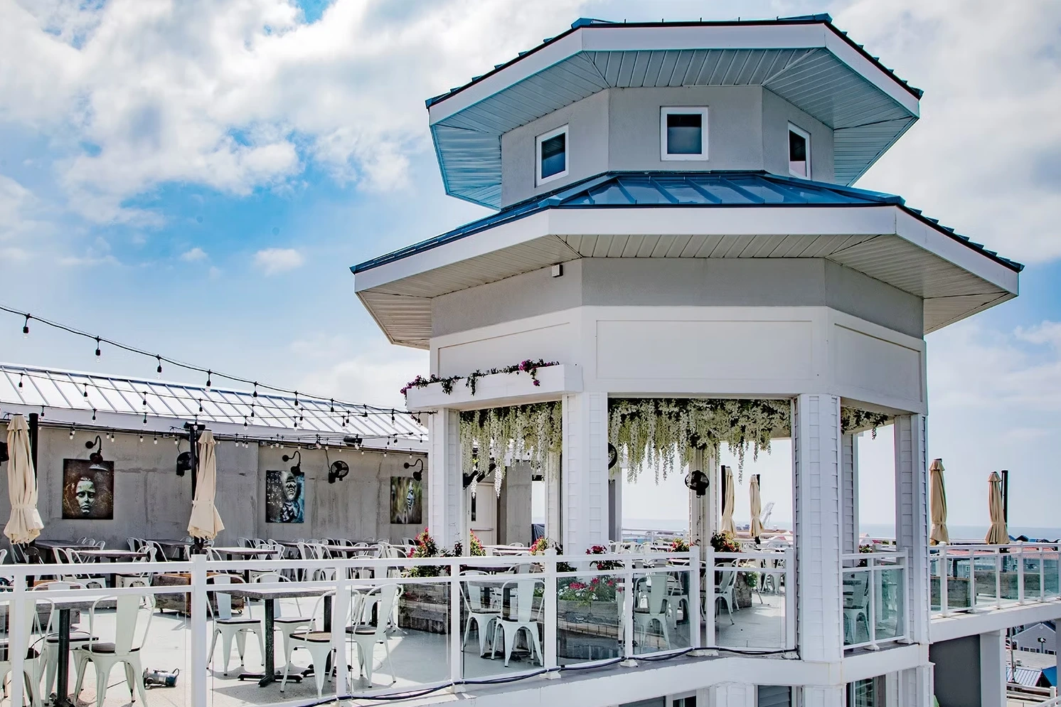 Commercial building exterior restoration project
